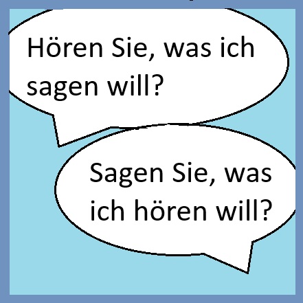 Sagen - hören - verstehen